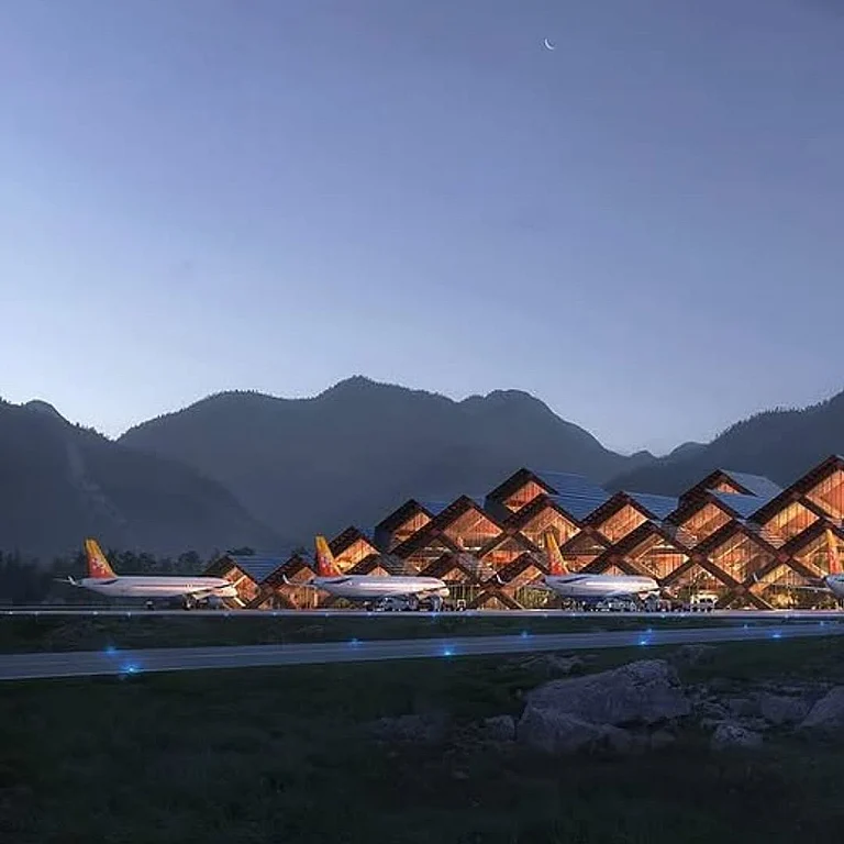 A view of the airport of the future in Bhutan - tatlerasia/instagram