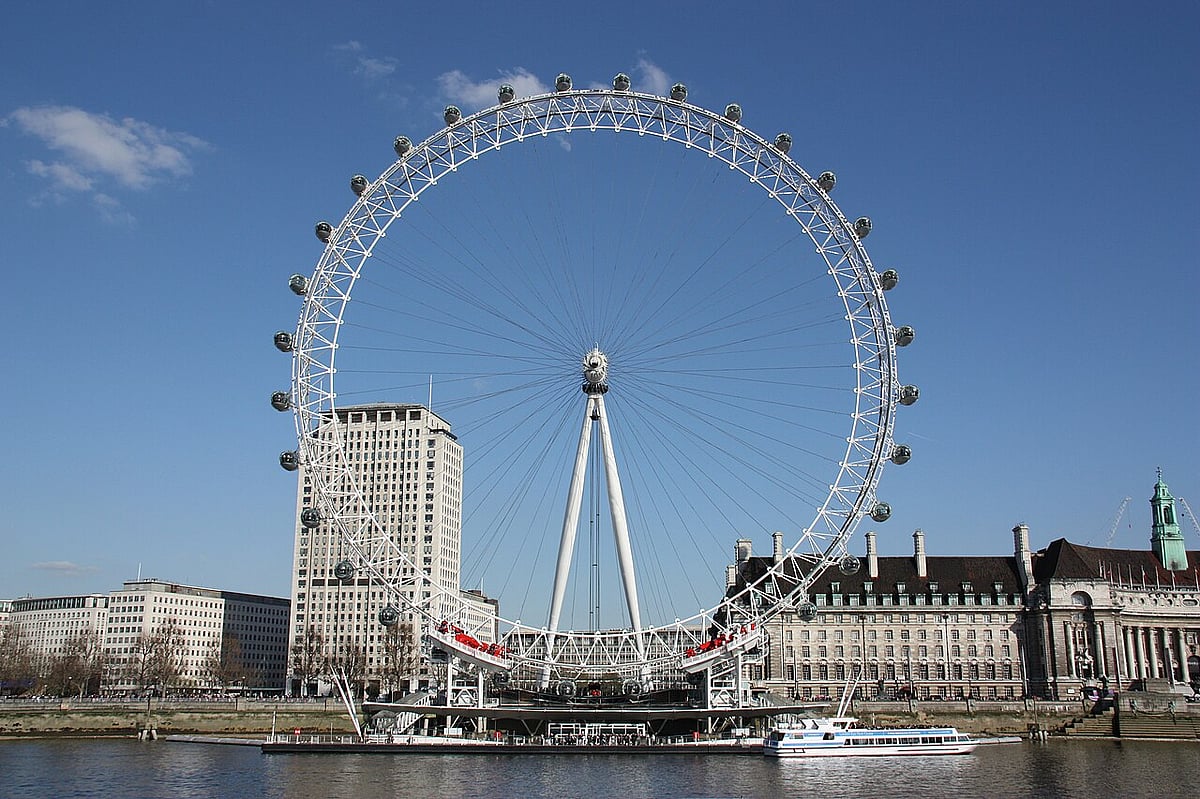 Wikipedia : The London Eye from across the River Thames