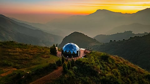 Luxe Chateau is India's first double-glass glamping dome