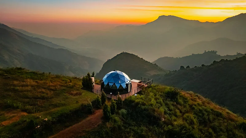 Luxe Chateau is Indias first double-glass glamping dome
