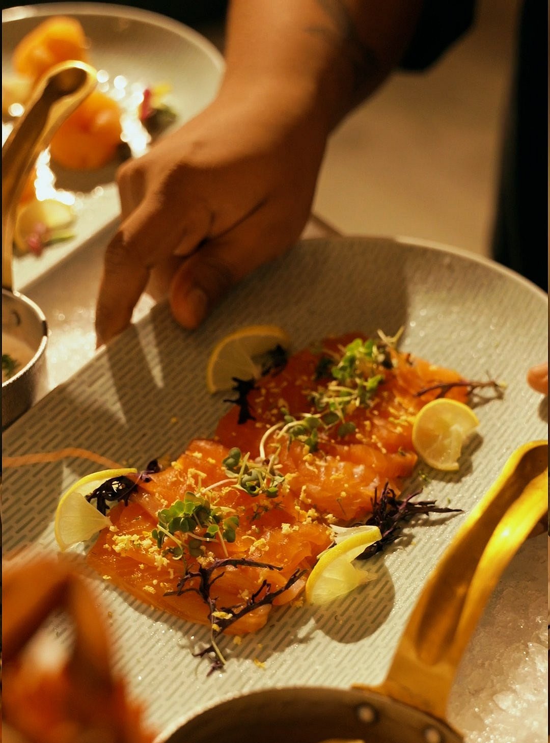 Seafood brunch at Opus