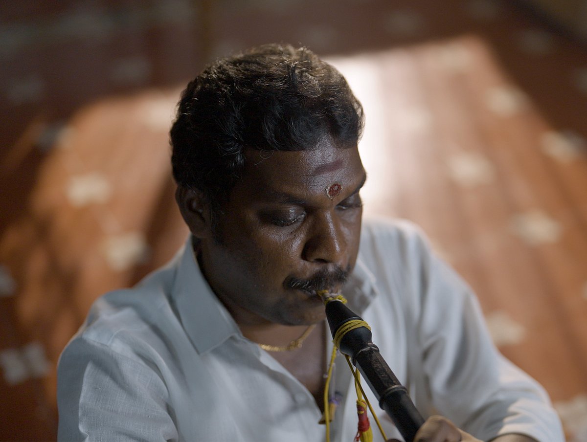 The craft of Nagaswaram is passed down through generations in Narasinghapettai