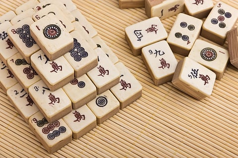 Mahjong is a 19th-century Chinese game played with a set of 144 tiles