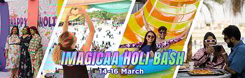 The Imagicaa Holi Bash takes places from March 14-16, 2025