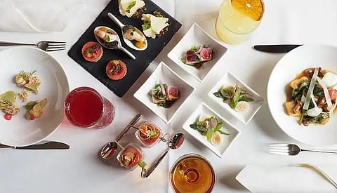 Enjoy a heart meal by the river side at Cheval Blanc in Switzerland.