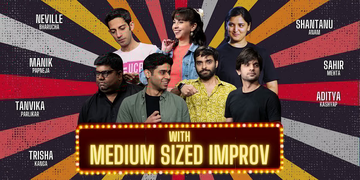 “An Evening of Unscripted Comedy” featuring the group Medium Sized Improv will perform live at the Godrej Dance Theatre this weekend