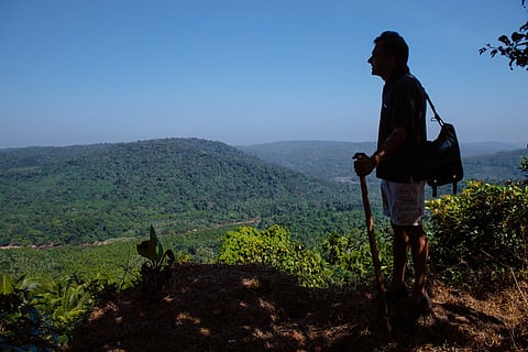 Rathnakaran on one of his guided nature walks