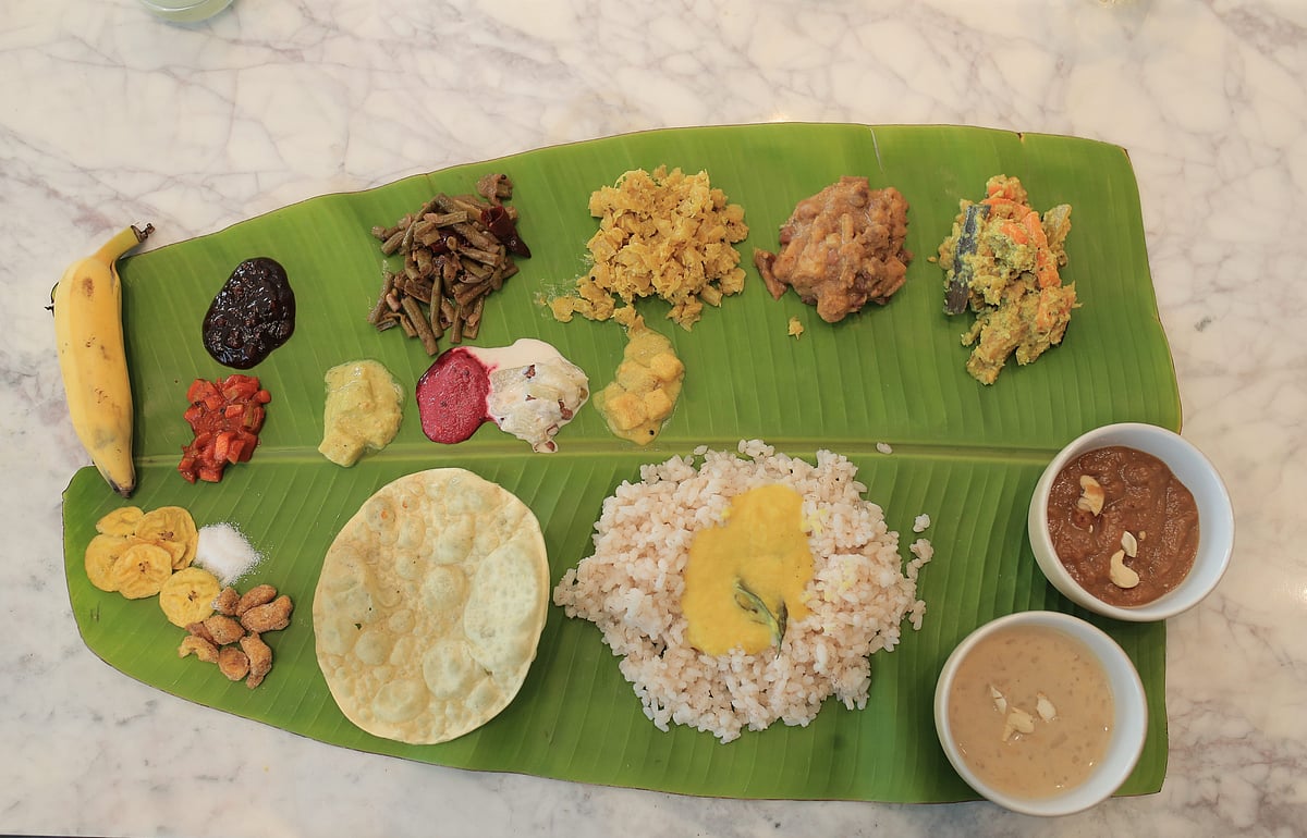 The sadhya meal at Gateway Bekal can be customised to suit guests dietary needs