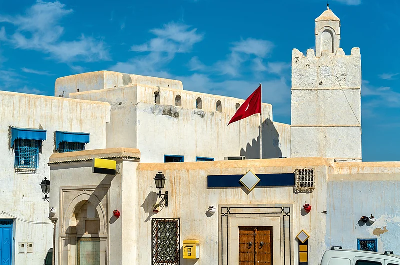 Houses in the medina of Kairouan