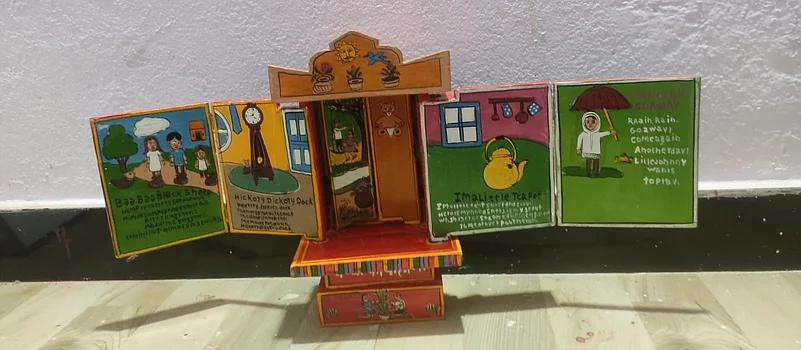 Stories painted on the Kavad boxes have evolved with changing times.