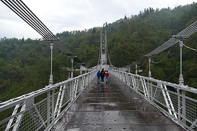 Ankur Panchbud/Flickr : Bungee jumping will start at the Singshore Bridge in Sikkim