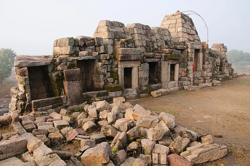 The Chausath Yogini temple in Khajuraho is the oldest temple in the UNESCO World Heritage Site complex
