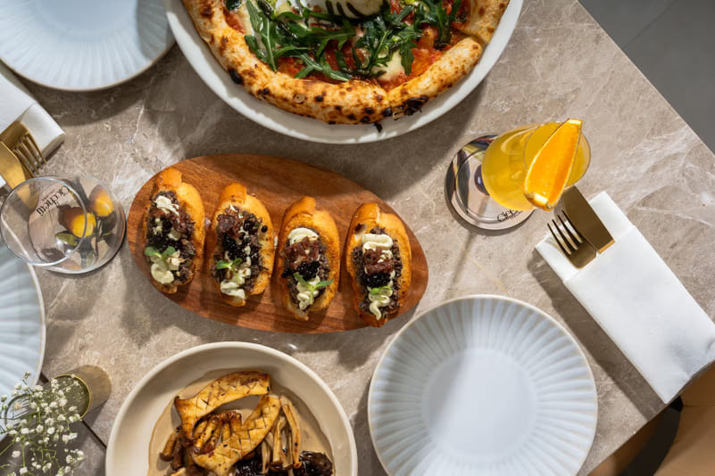 Indulge in Italian food at Cicchetti Italiano in Khan market.