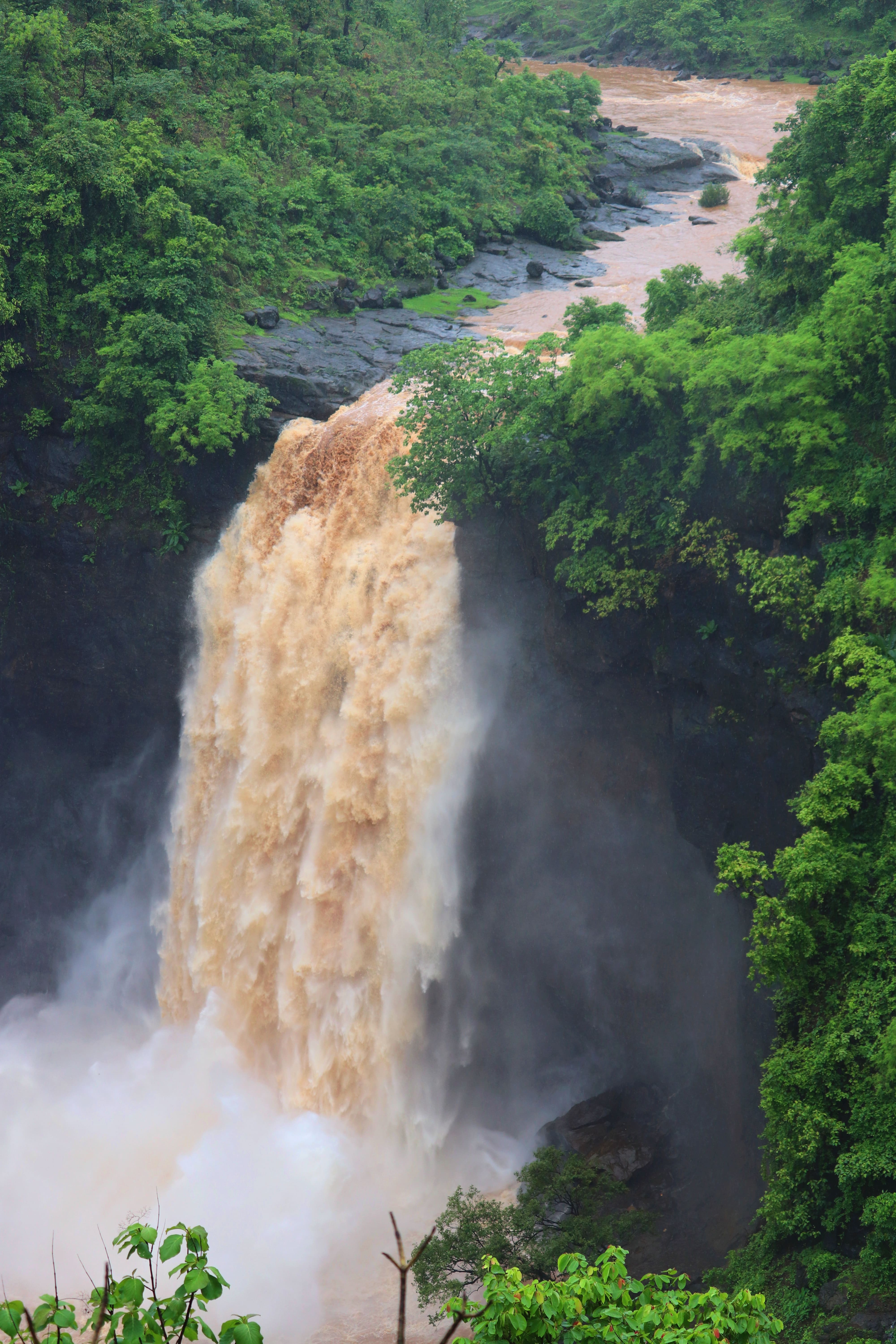 The Dabhosa waterfall in Jawhar