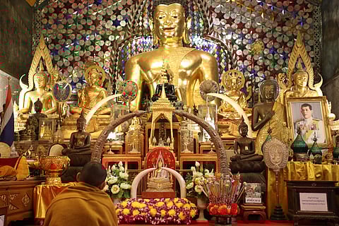 Inside the Wat Phra That Doi Suthep