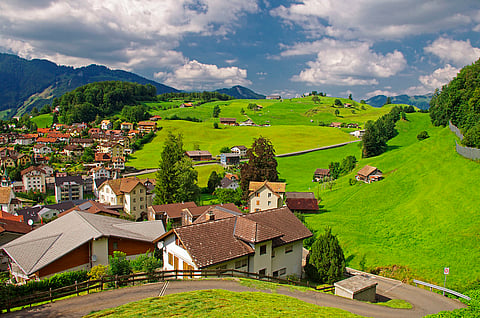 Walk to Morschach from Stoos