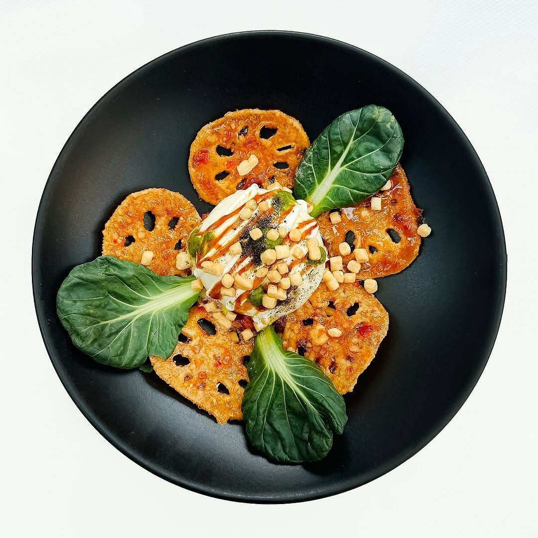 Indian Accents modern take on the classic papdi chaat