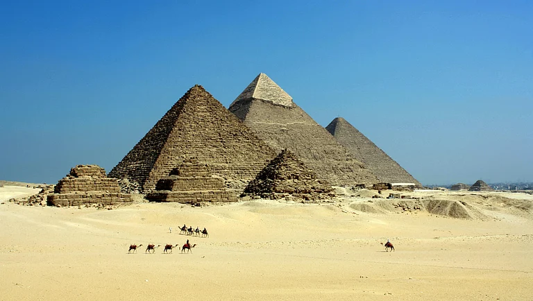 A view of the Pyramids in Egypt (representational image) - Pexels