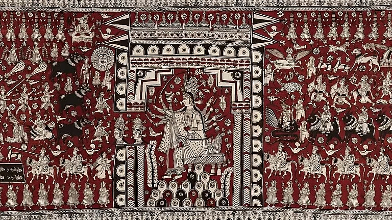 A specimen of Mata Ni Pachedi, Gujarat - art.fervour/instagram