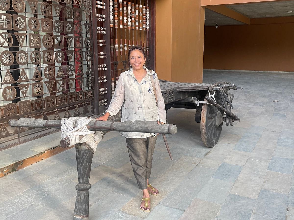 The author visited various organisations that support local textiles.