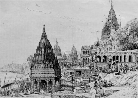 An early sketch of the temple
