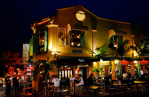 A café at Jonker Street