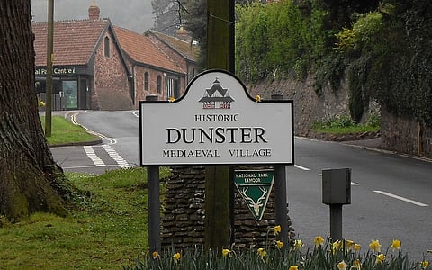 The village of Dunster in Somerset