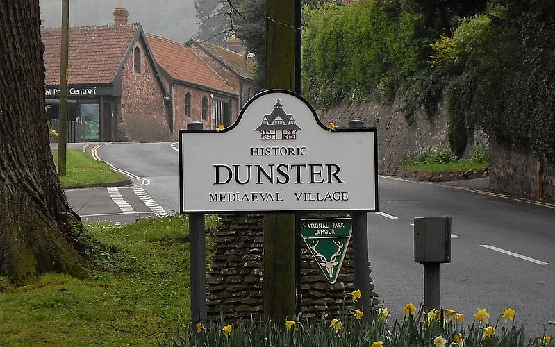The village of Dunster in Somerset