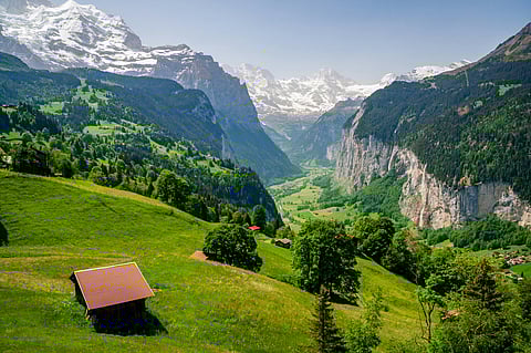 A view of the Jungfrau Region