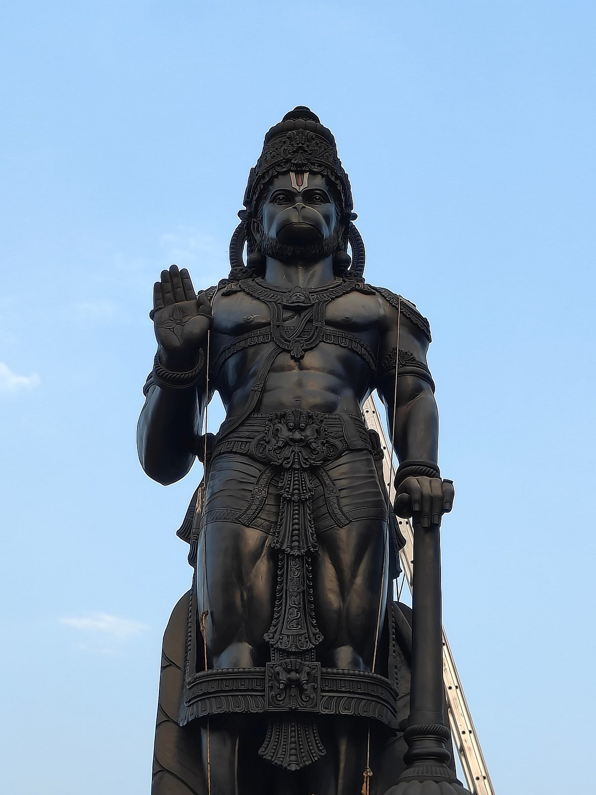 The 21-foot-tall Hanuman statue in Chunchanakatte