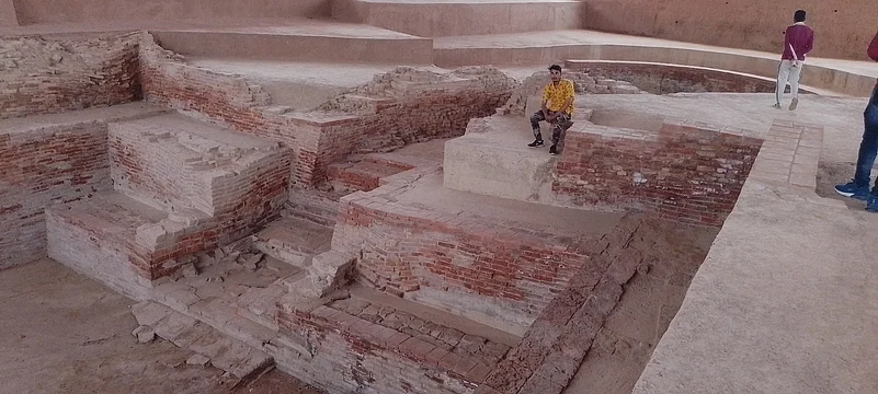 The archaeological remains of ancient Shringverpur