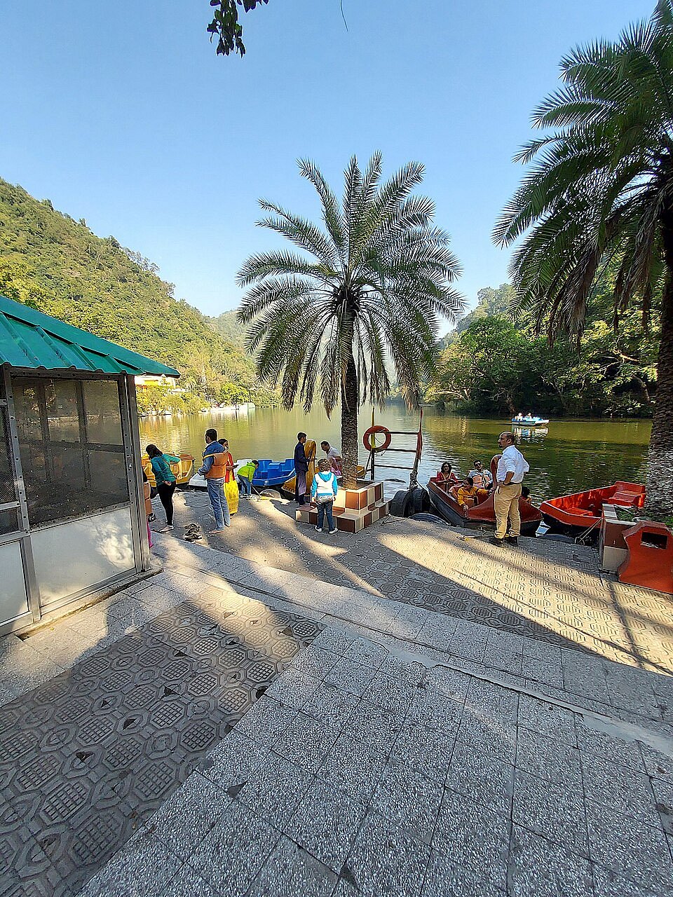 The boating area in Renuka Lake, Sirmaur district