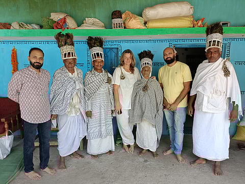 Guests with the Ramnami community