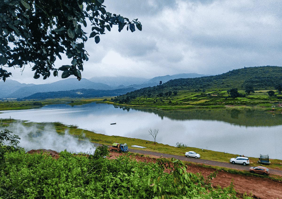 Thajangi Reservoir is about six km from the village.