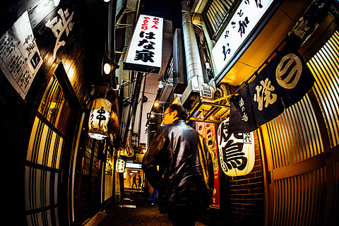 Yokocho are a must for bar-hopping in Tokyo, Japan