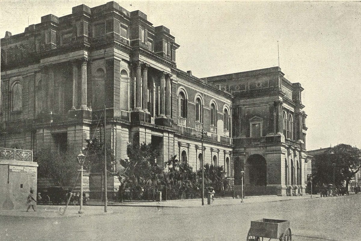 The Indian Museum, as completed in 1875