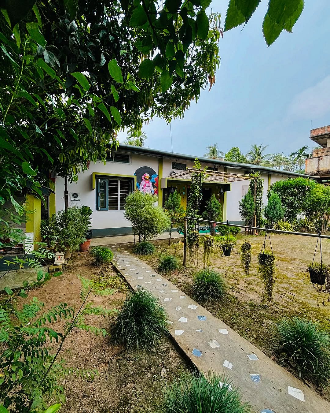 This hostel offers an exceptional opportunity to gaze at the stars in the clear Shillong sky