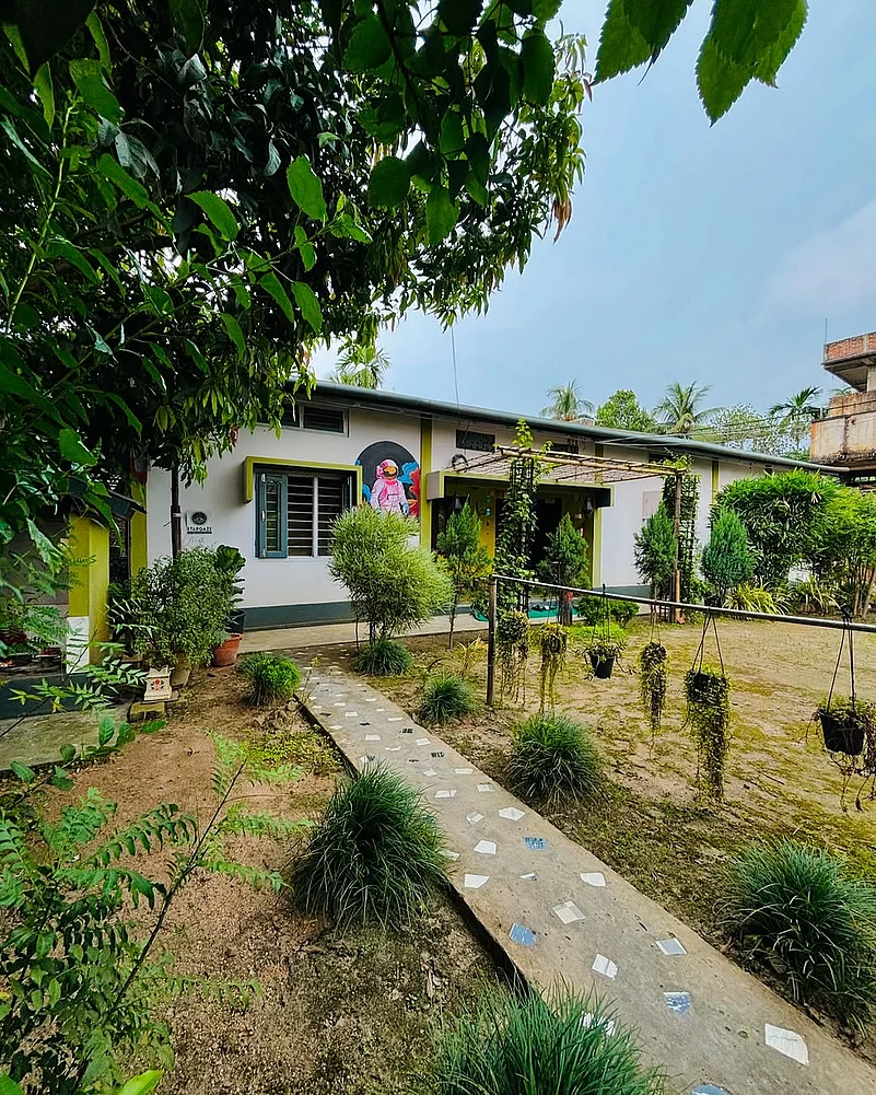 This hostel offers an exceptional opportunity to gaze at the stars in the clear Shillong sky