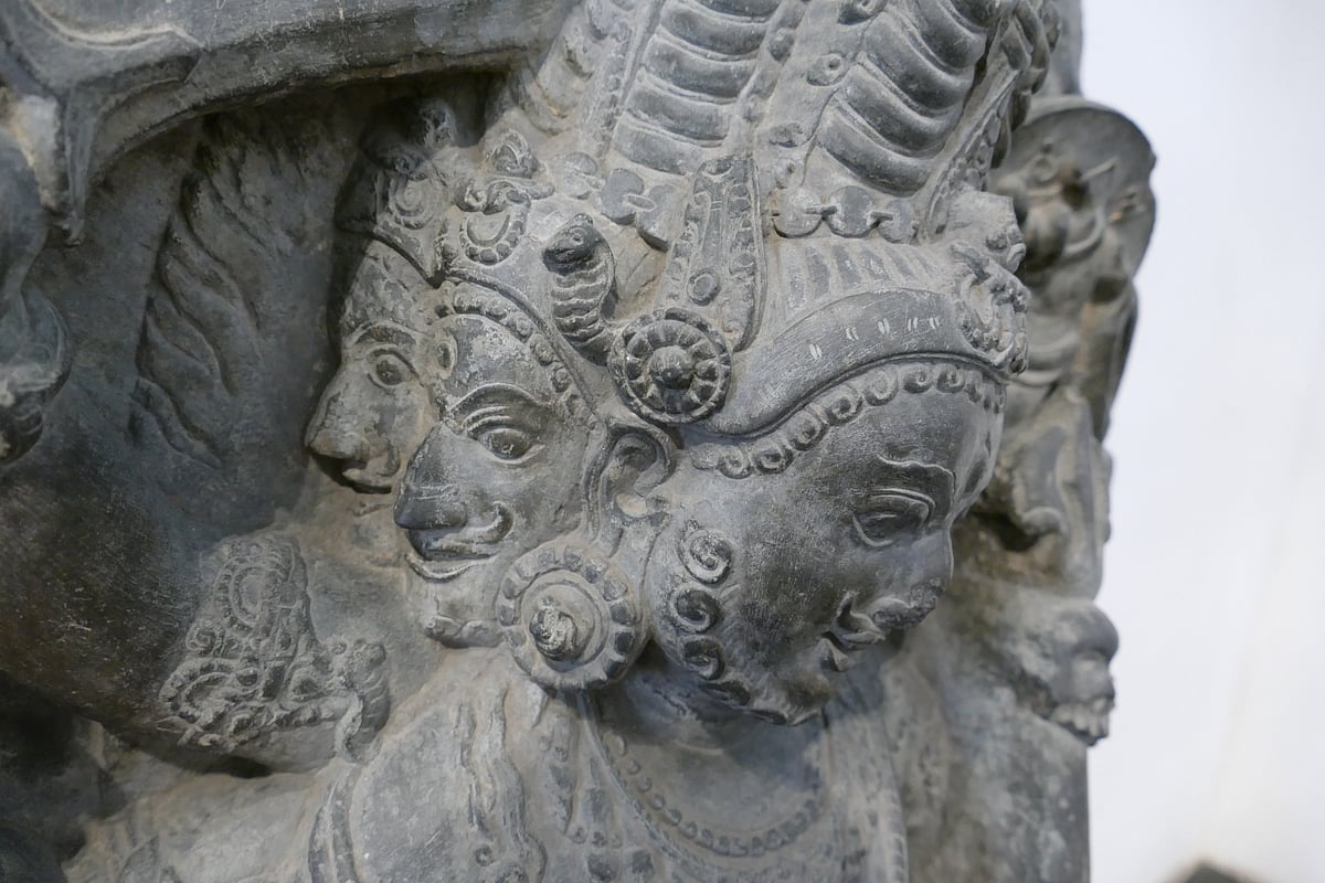 Dancing Bhairava in the Indian Museum, Kolkata