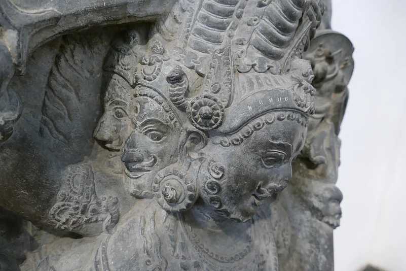 Dancing Bhairava in the Indian Museum, Kolkata