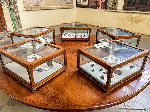 An exhibition at the Chowmahalla Palace