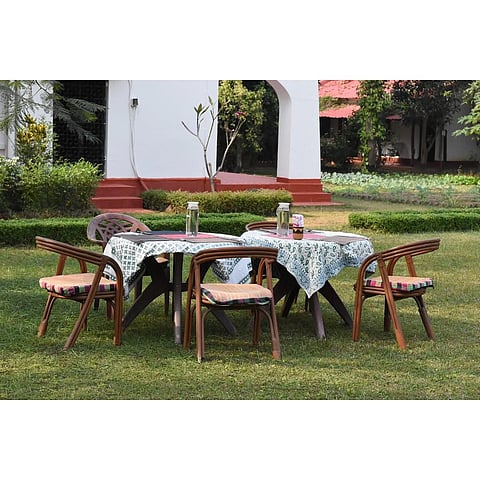 Eat out in the garden at Mitali Homestay