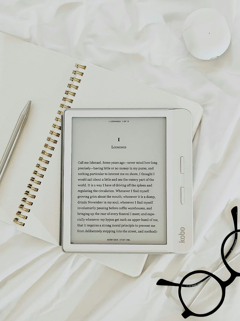 Some E-book readers are compact and waterproof, making them travel friendly