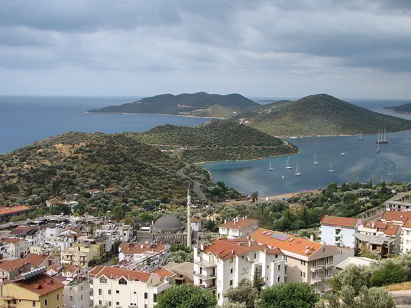 Kaş is a charming coastal town known for its relaxed atmosphere