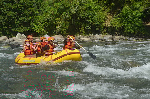 Rafting is a popular sport among tourists visiting Rishikesh