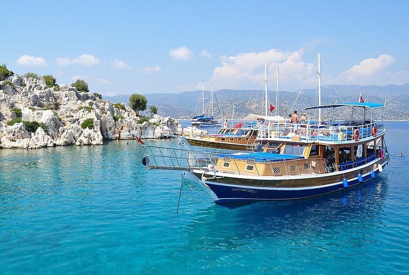 Sail on the tranquil waters around Kekova