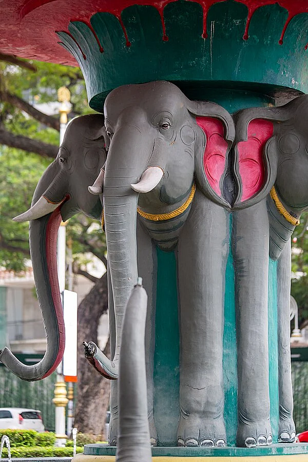 Little India Fountain in Kuala Lumpur