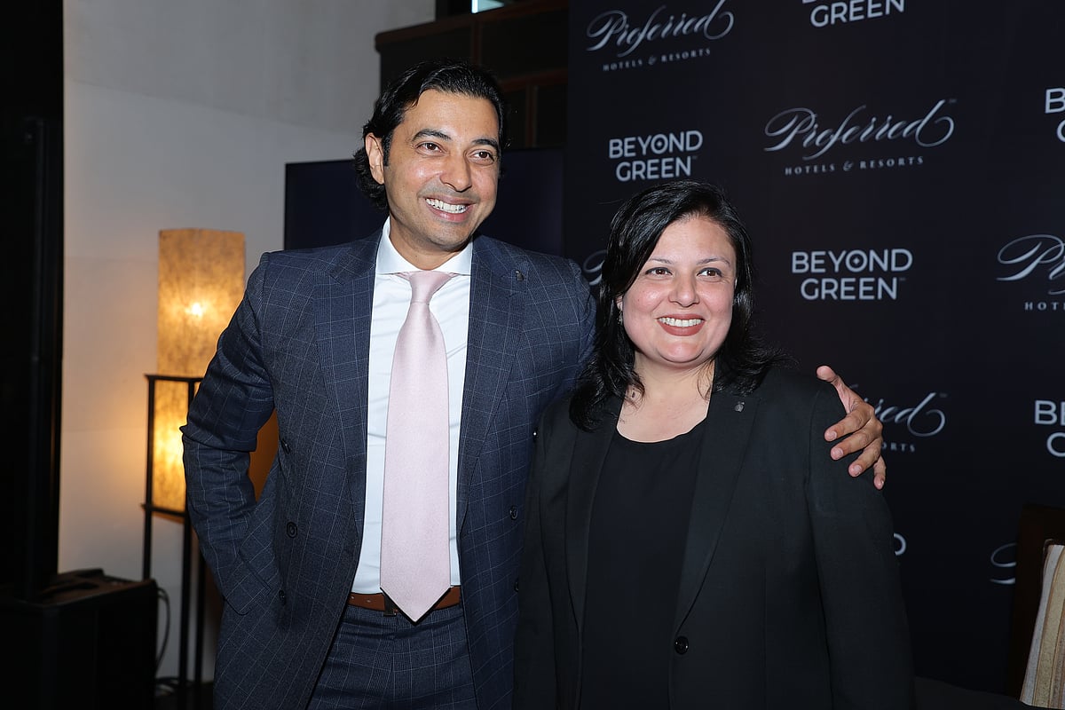 Saurabh Rai, Executive Vice President for South Asia, Middle East & Africa at Preferred Travel Group with Seema Roy, Area Managing Director for South Asia, Middle East & Africa at Preferred Travel Group