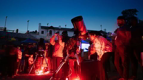 Participants at a “Nakshatra Sabha” event in Uttarakhand