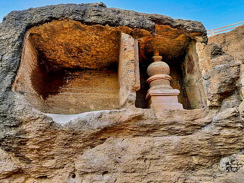 The Dhamnar Buddhist caves, southern group